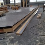 Tablier de pont mixte bois/métal